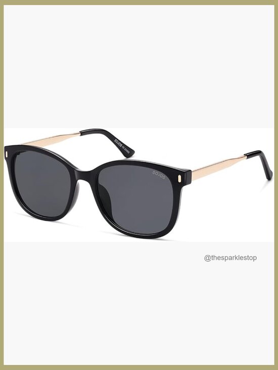 Classic Square Polarized Sunglasses Oversized Retro UV400 Protection main image 7